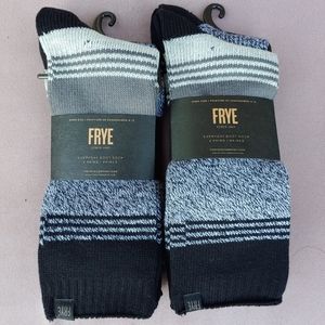 LOT OF 2 PACKS MENS FRYE SOCKS TOTAL 4 PAIR